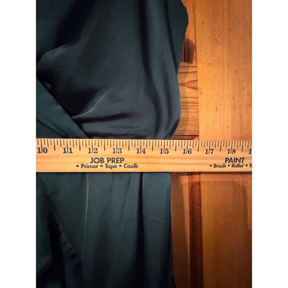 Alter'd State XL Mini satin dress ruffle skirt cross bodice strappy prom formal - Picture 7 of 8